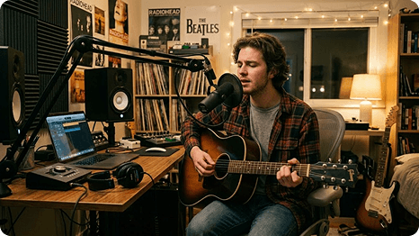 Frische Demos für Songwriting-Entwürfe generieren