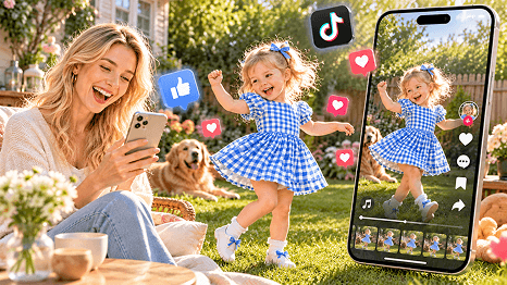 Süße Clips für TikTok und Reels erstellen