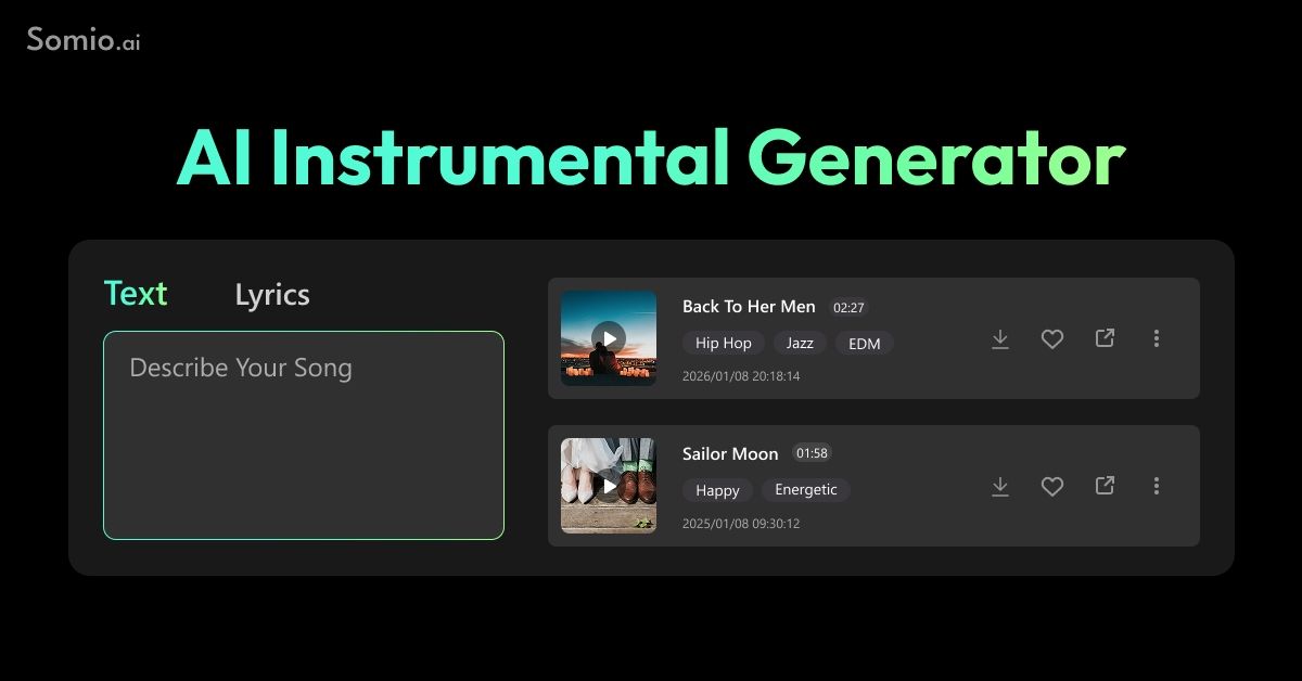 Make Instrumental AI Instrumental Generator – Create Instrumentals Online