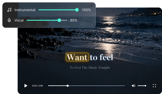Lyrics-Videos im Karaoke-Stil erstellen