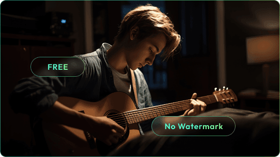 Wasserzeichenfreier KI-Songtext-Video-Generator