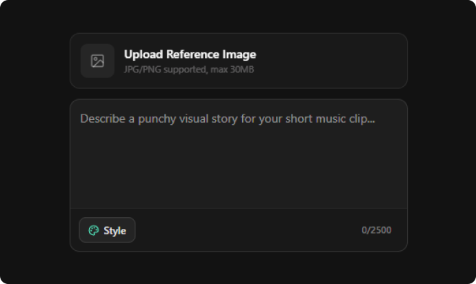 Descrie videoclipul printr-un prompt