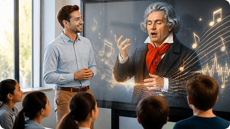 Torne a Educação Mais Envolvente com Imagens que Cantam