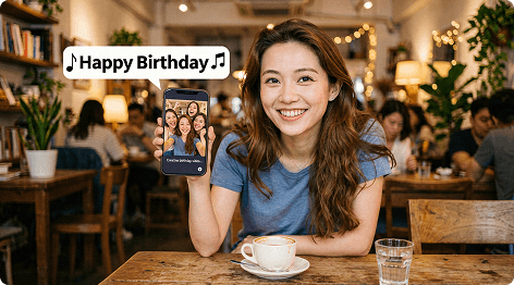 Crea Divertenti Video di Canto da Foto Personali