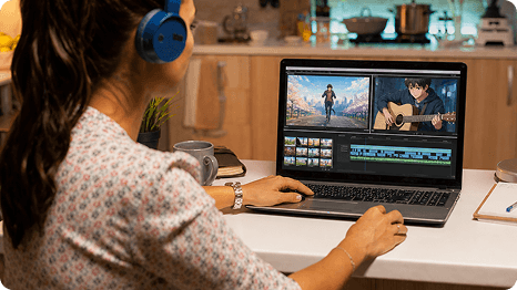 音楽のアイデアをアニメーション動画に