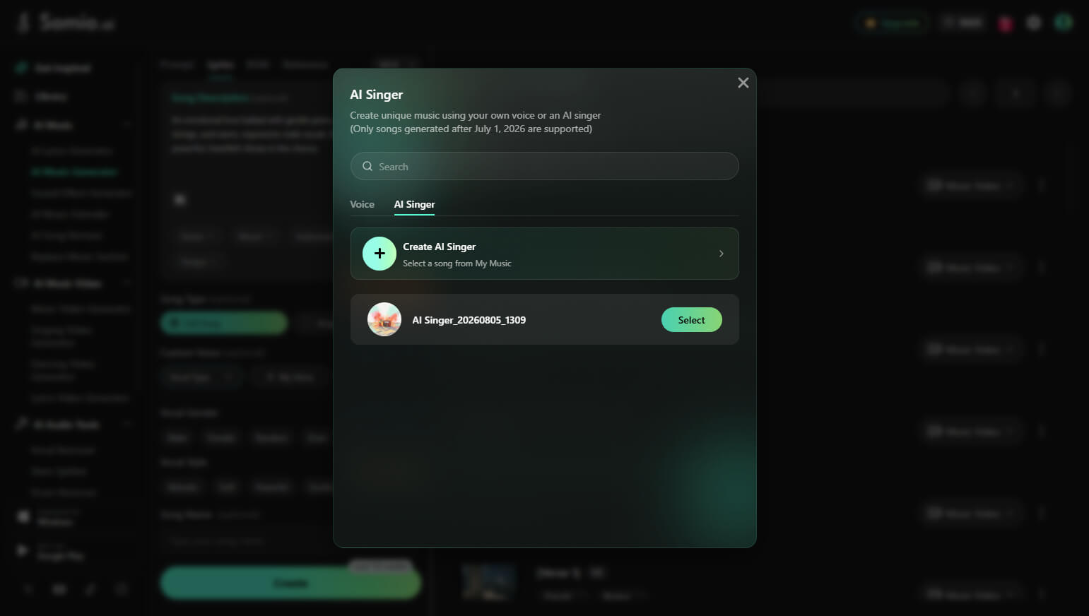 16 Create songs with your favorite AI vocal