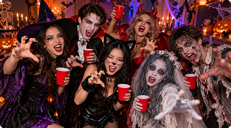 Make Spooky Halloween Party Invitations and Countdown Videos