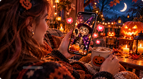 Create Halloween Clips for TikTok, Instagram Reels, and YouTube Shorts