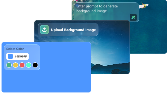 Flexible Karaoke Background Options