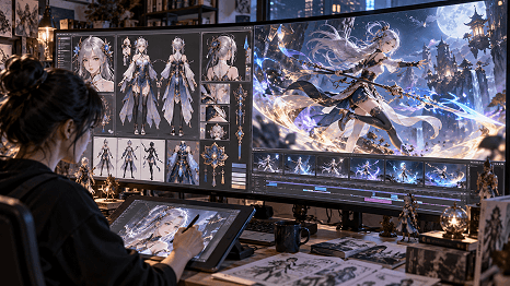 Trasforma il Design dei Personaggi in Scene Animate