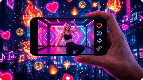 Viral EDM Music Maker for Social Media & Short Videos