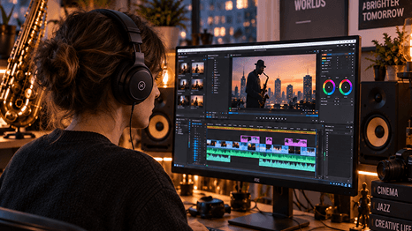 Hauchen Sie Ihren Videos und visuellen Inhalten mit Jazz Leben ein