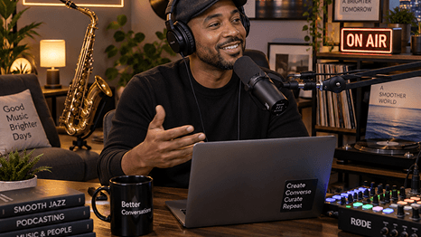 Fügen Sie Podcasts, Livestreams und mehr Smooth Jazz hinzu