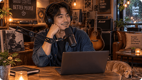 Relaxing Blues Music for Streams & Podcasts