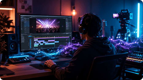 Produceer achtergrondmuziek voor video's