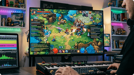 Maak house muziek voor games en apps