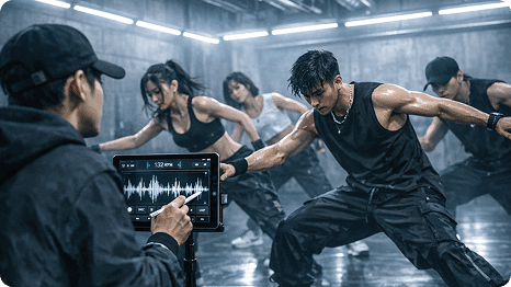 为舞蹈练习创作动感的 K-Pop 节奏