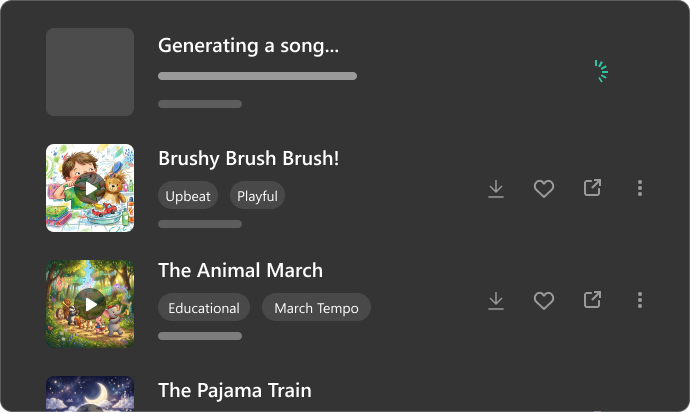 Generate & Export Your Nursery Rhyme Songs