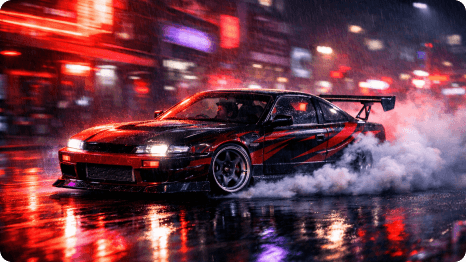 Trilhas sonoras para car edits, vídeos de drift e Reels
