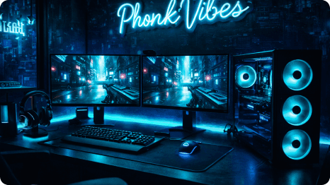 Áudio de fundo para games e streaming