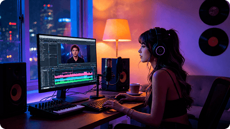 Relaksująca muzyka R&B do streamów i podcastów