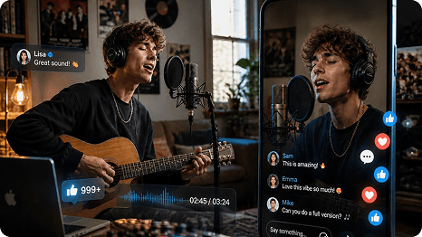Compartilhe Covers e Performances