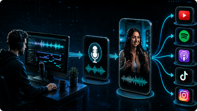 Proces tworzenia podcastu z AI