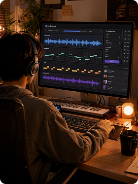 Generuj oryginalną muzykę do podcastu
